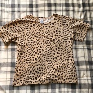 Animal Print Top